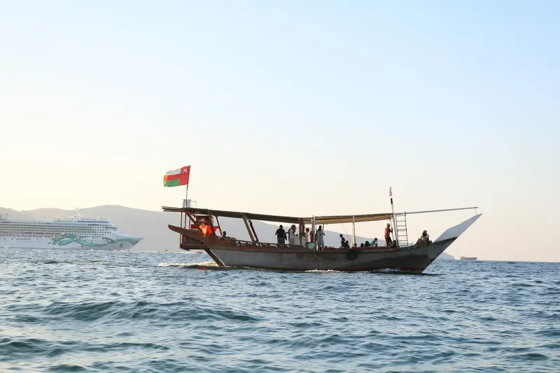 Traditional dhow cruise sailing out of Khasab, Musandam