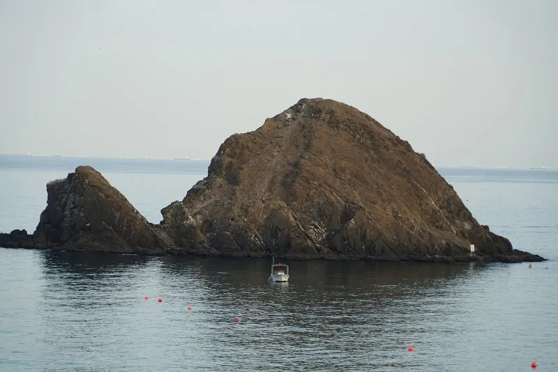 Snoopy Island off the coast of Fujairah