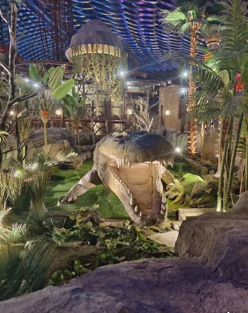 Dinosaur in The Lost Valley at IMG Worlds of Adventure